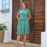 VESTIDO AURORA COM BOLSOS BLUSÊ